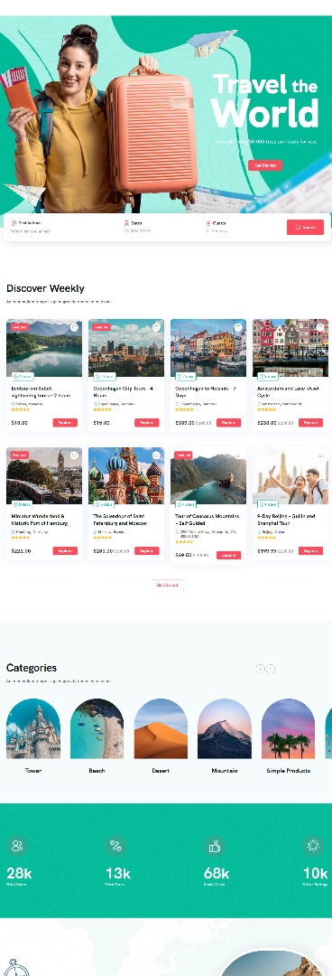 Travel & Tourism Website